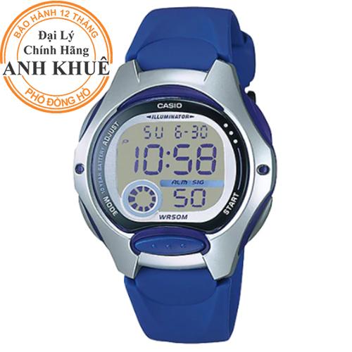 Đồng hồ nữ dây nhựa casio anh khuê lw-200-2avdf