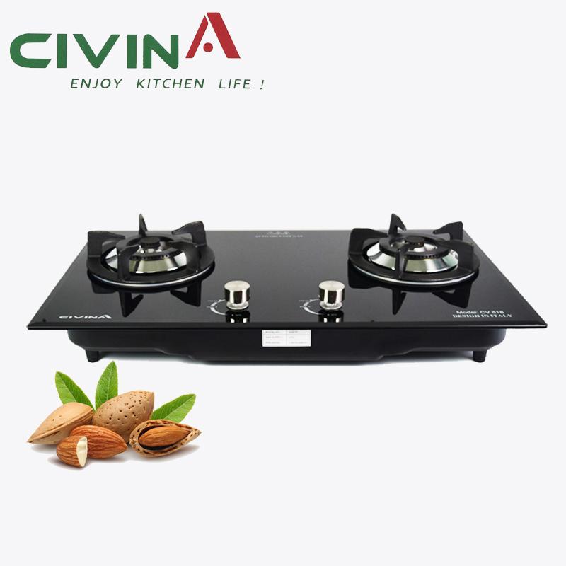 Bếp gas đôi âm Cao cấp công nghệ Châu Âu CivinA CV-818