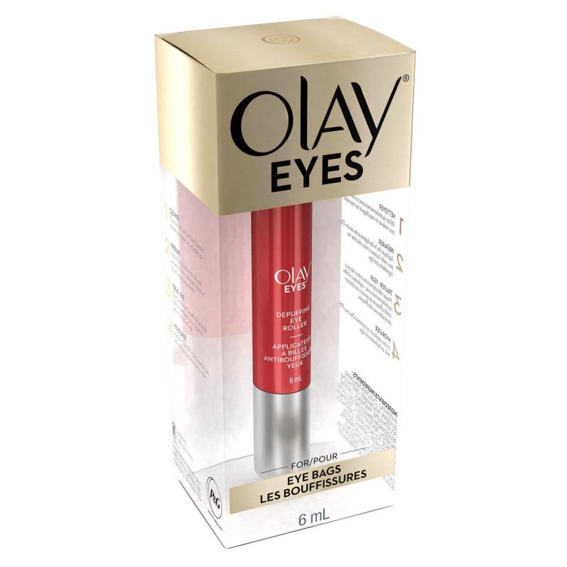 Con Lăn Chống Thâm quầng Mắt Olay Eyes Eye Depuffing Roller For Bags Under Eyes 6ml cao cấp