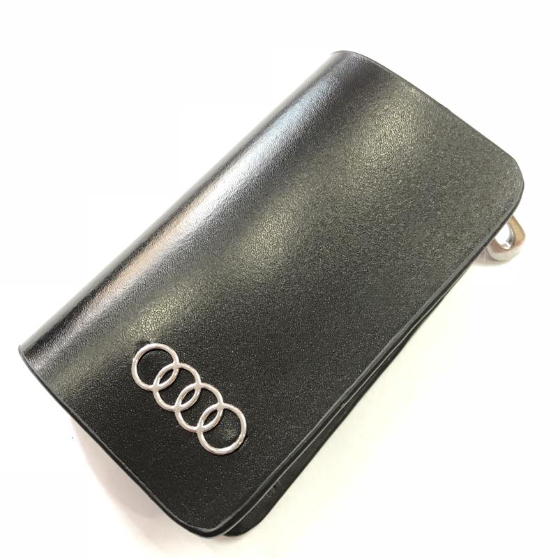 Bao da chìa khóa ô tô logo xe Audi