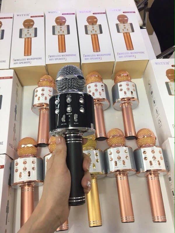 Micro Kèm Loa Bluetooth Ws-858 By Giá Gốc Siêu Sốc