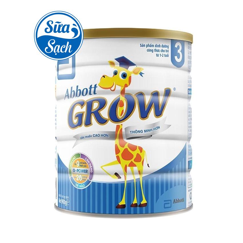 Sữa bột abbott grow 3 g-power hương vani 900g