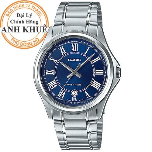 Đồng hồ nam dây kim loại casio anh khuê mtp-1400d-2adf