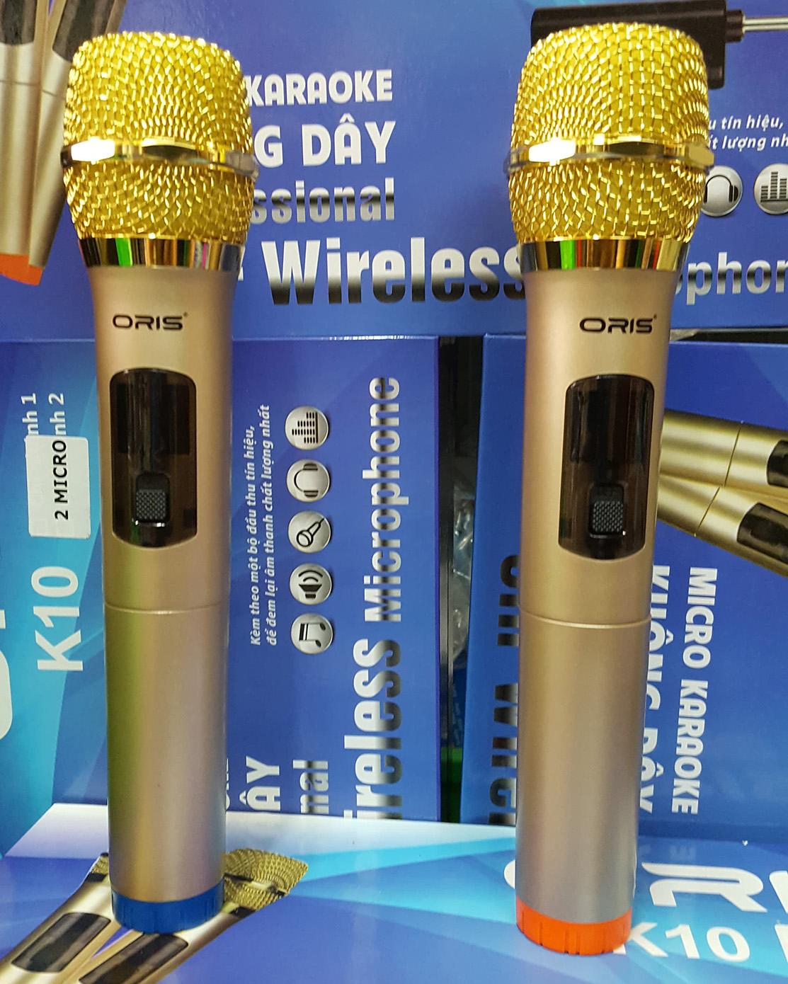 Micro đa năng không dây uhf oris - k10
