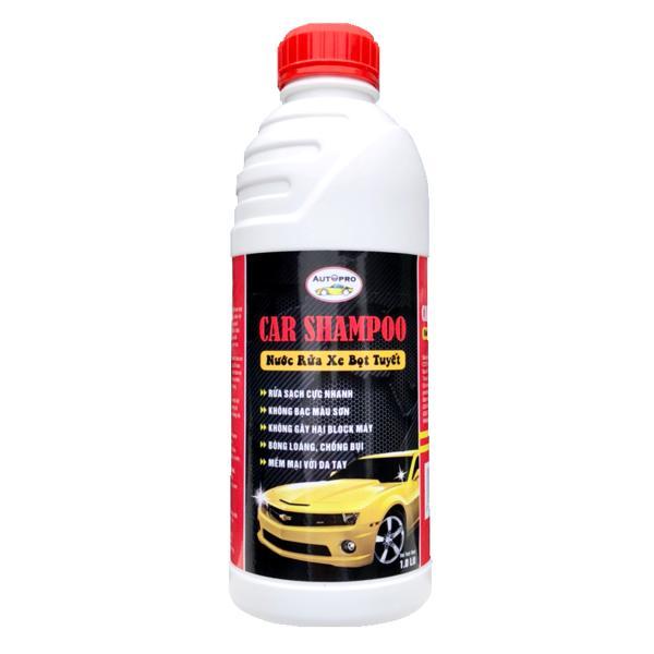 Chai Nước rửa xe bọt tuyết Car Shampoo 1L chuyên dụng xe hơi, xe máy (Trắng) KL381