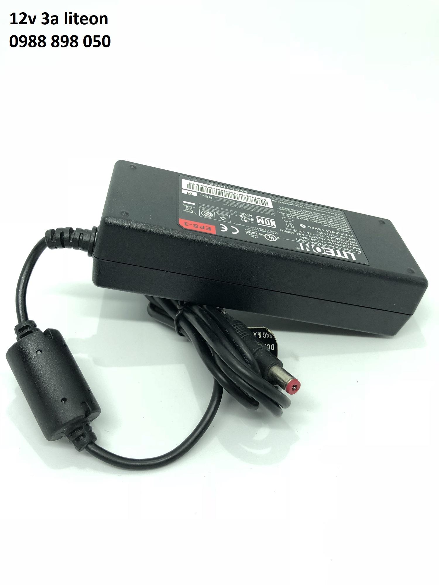 Adapter nguồn Liteon 12V 3A bản gốc