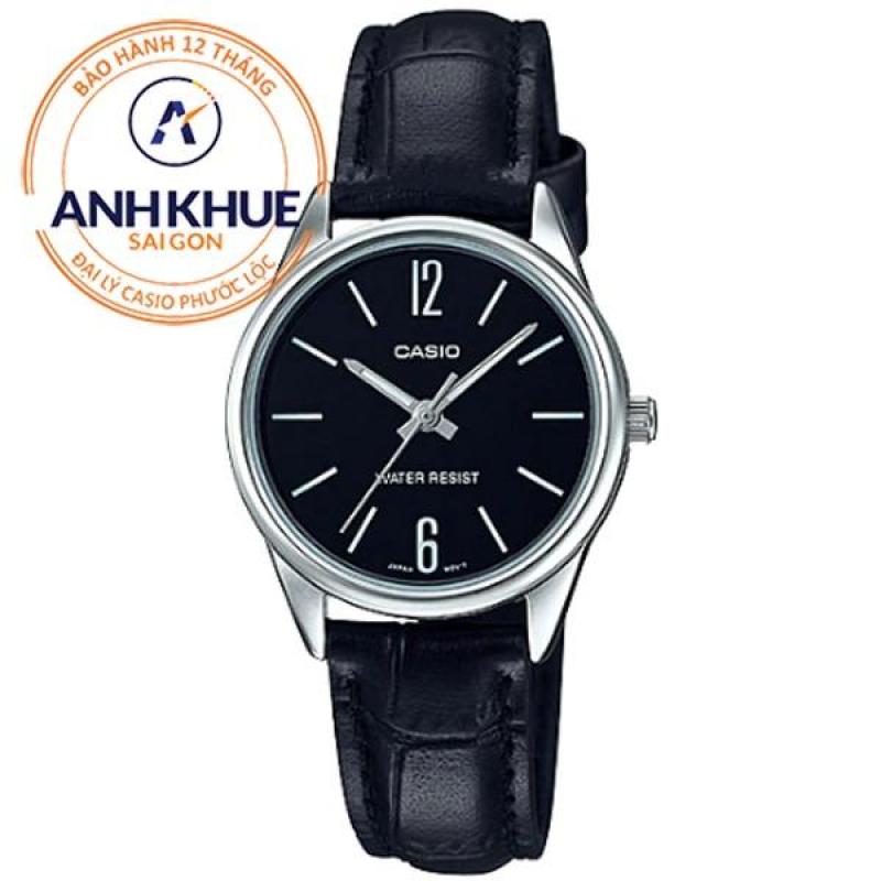 Đồng hồ nữ dây da Casio Anh Khuê LTP-V005L-1BUDF