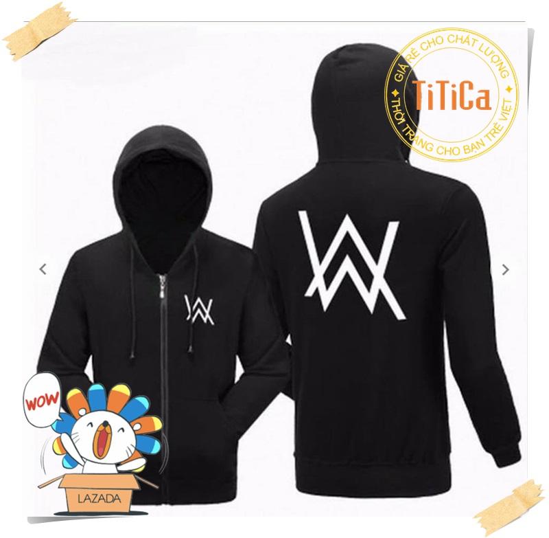 [HCM]Áo khoác nỉ ALAN WALKER siêu ngầu cho cả nam và nữ có khóa có nón