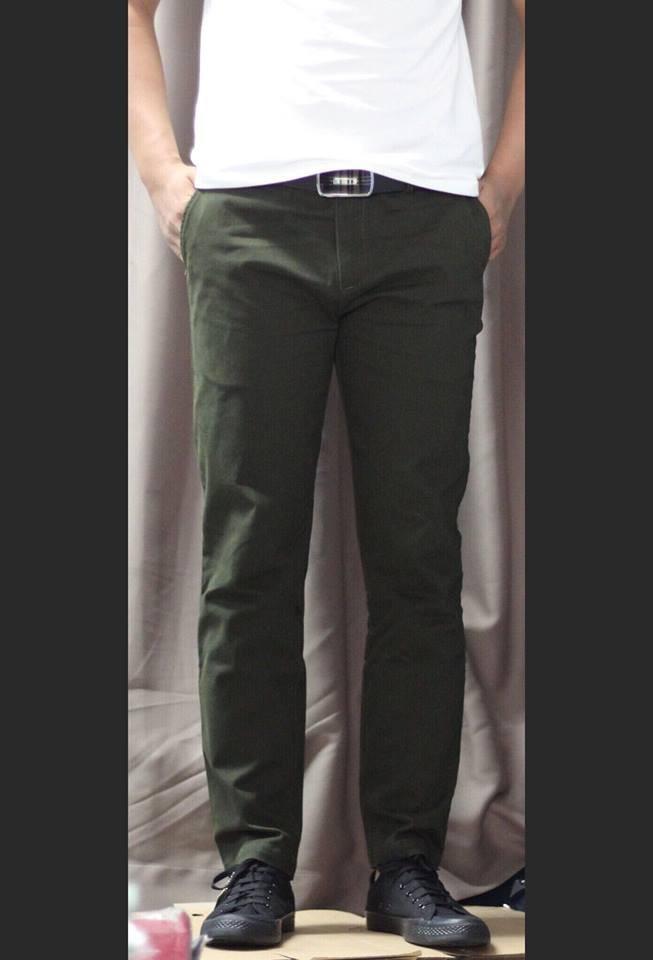 Kaki dài xanh rêu nam