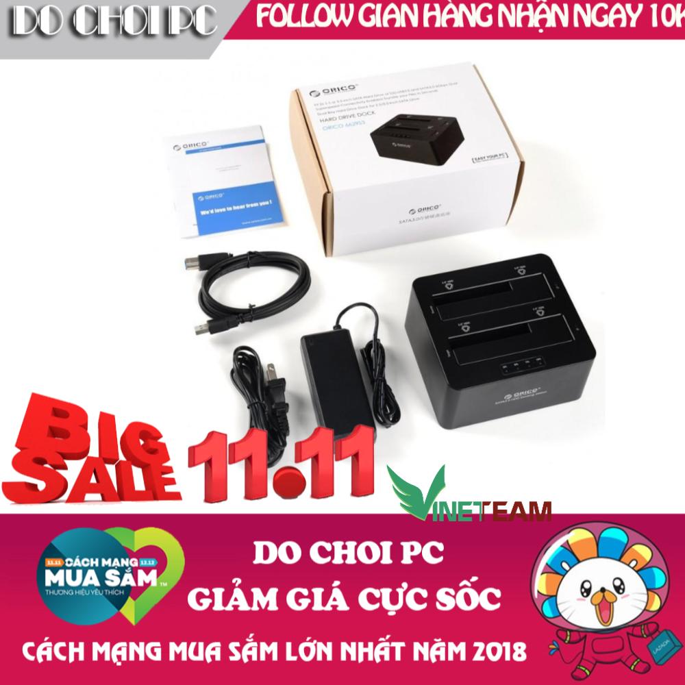 Thiết bị cắm nóng ổ cứng 2 cổng docking orico 6629us3-c