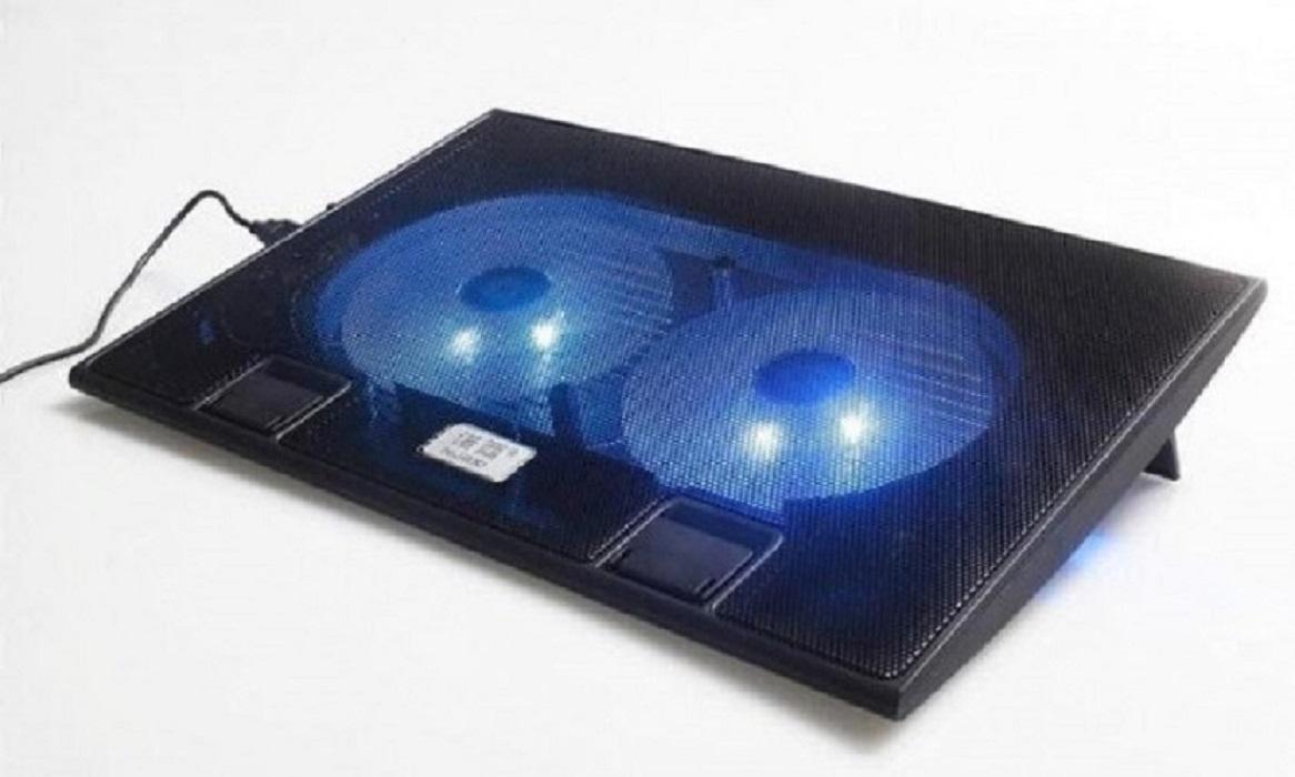 Đế tản nhiệt Laptop CoolingPad L6 được trang bị 2 quạt lớn có đèn LED