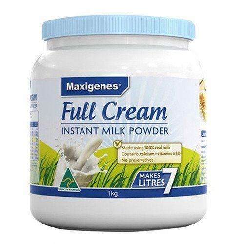 Sữa tươi dạng bột maxigenes full cream instant milk powder