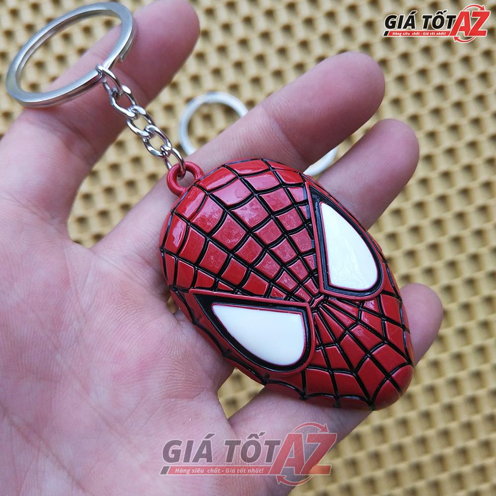 Móc treo chìa khóa mẫu Marvel Spider Man 3D cực đẹp