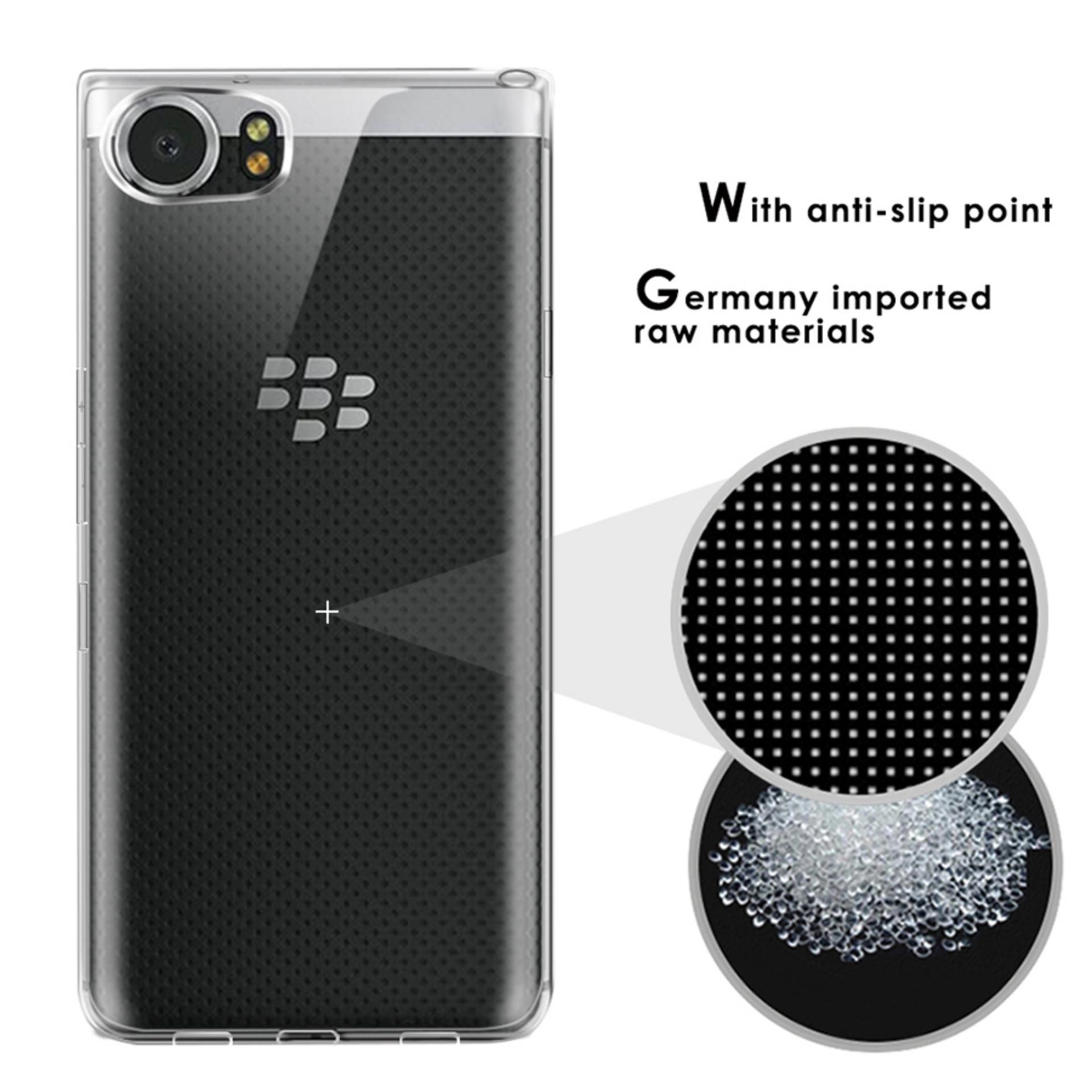 Điện thoại BlackBerry KeyOne Ốp lưng silicon trắng trong chống ố vàng