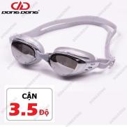 Kính bơi CẬN 3.5 độ, tráng GƯƠNG, chống UV, chống HẤP HƠI