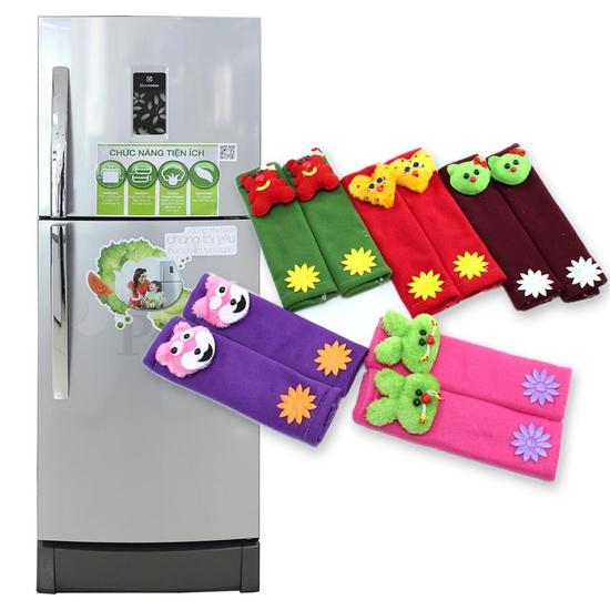 Bộ 2 tay nắm bảo vệ tủ lạnh hình thú dễ thương