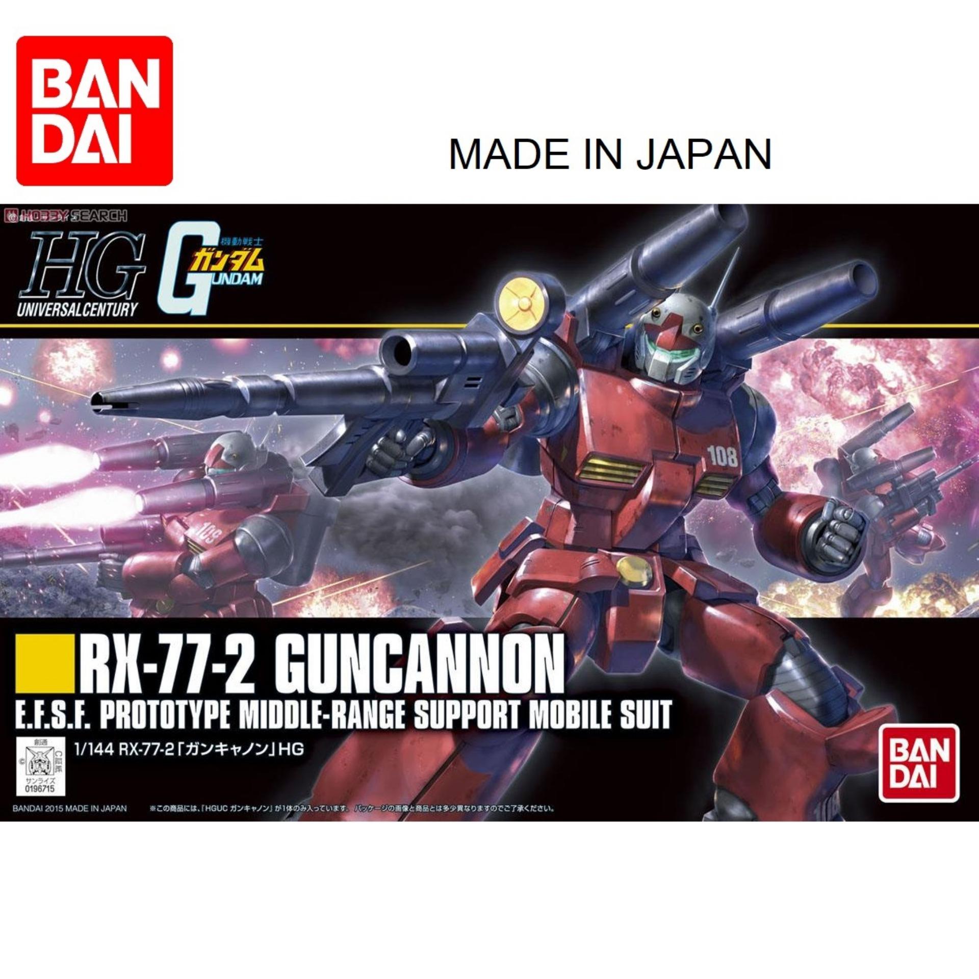 Mô hình gundam bandai 1/144 hguc rx-77-2 guncannon serie hg universal century
