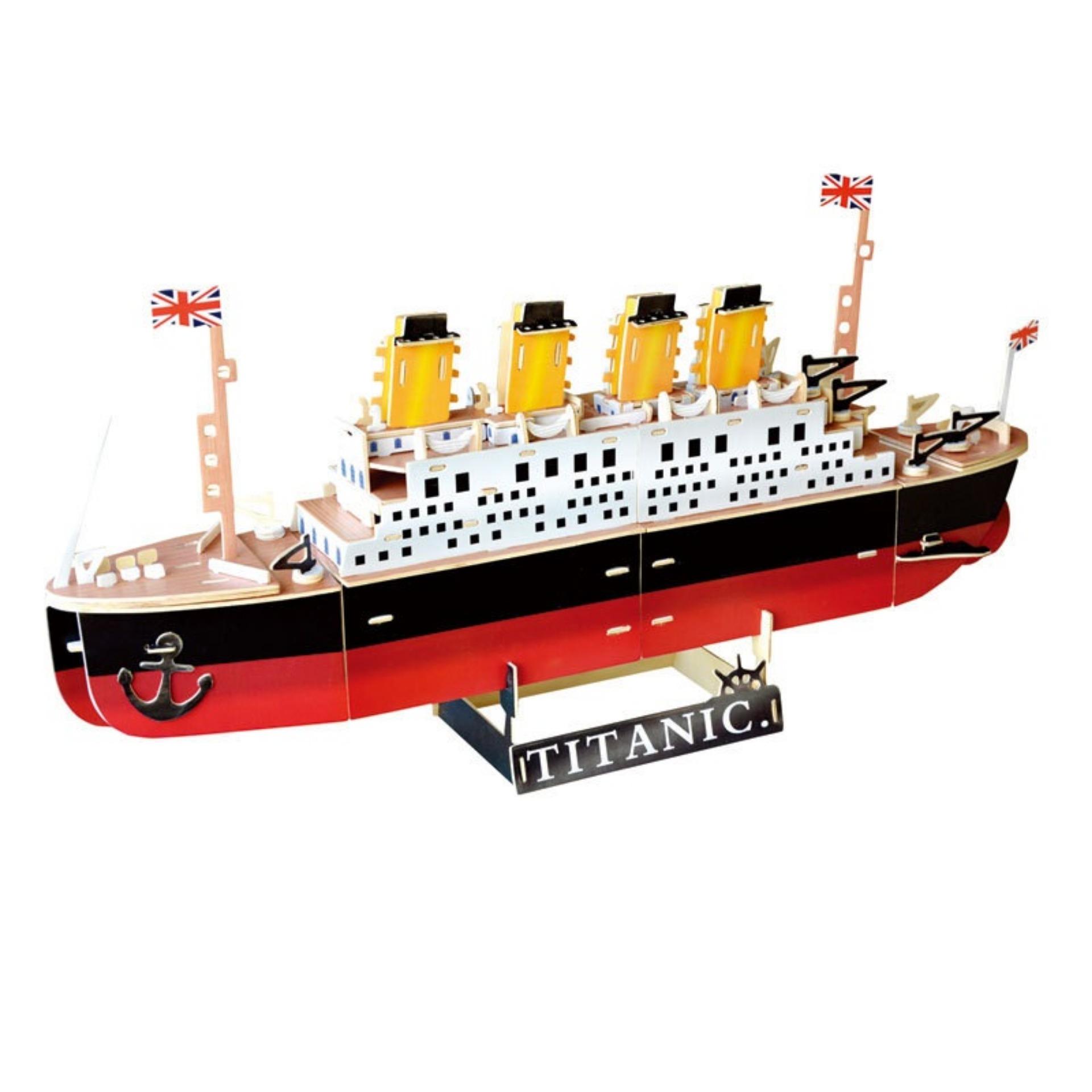 Đồ chơi lắp ráp gỗ 3D Mô hình Tàu Titanic G-W025