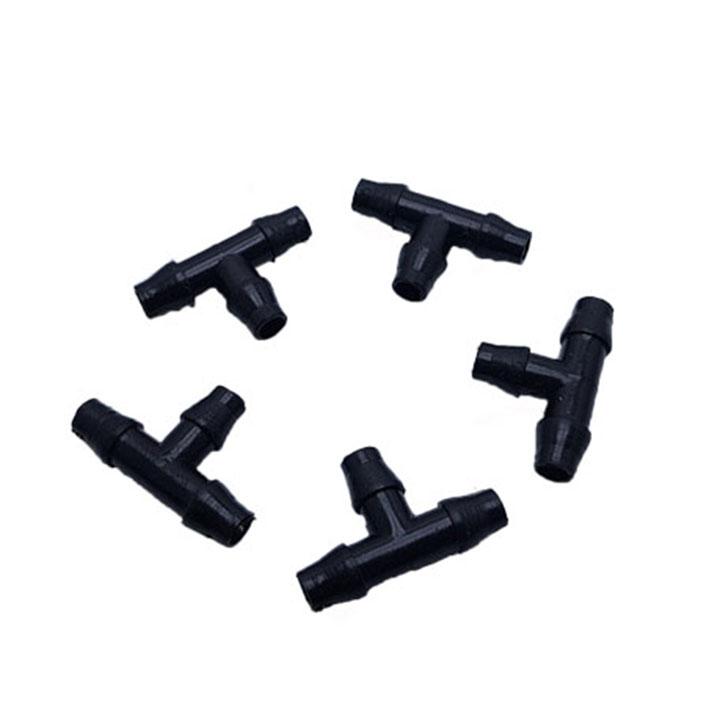 t nối 6 mm - 6 ly nhựa cao cấp 100 cái dùng cho hệ thống tưới cây , béc tưới cây 6mm - vòi tưới cây 6mm