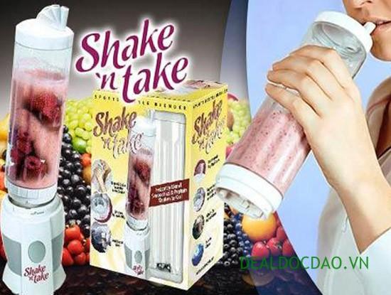 Máy xay sinh tố Shake n Take 2 cối tiện lợi