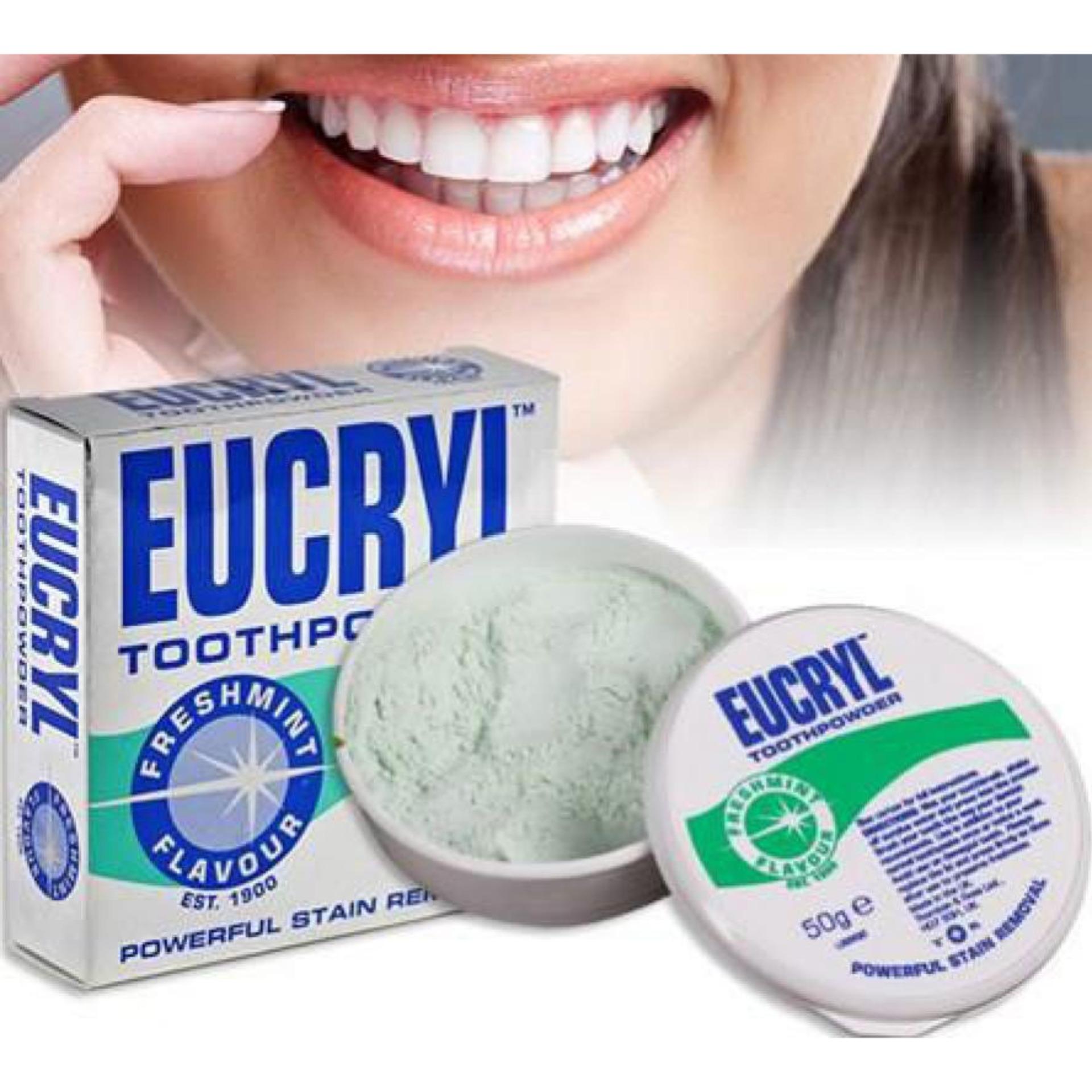 Bột Tẩy Trắng Răng EUCRYL 50g