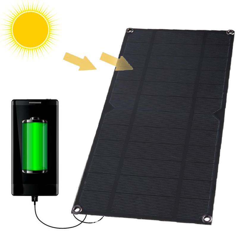 Bảng giá Tấm pin năng lượng mặt trời cổng ra USB  5V 6W