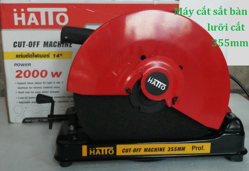 Mua ngay Máy Cắt| Máy cắt sắt bàn Hatto 355B| máy cắt sắt nhập khẩu