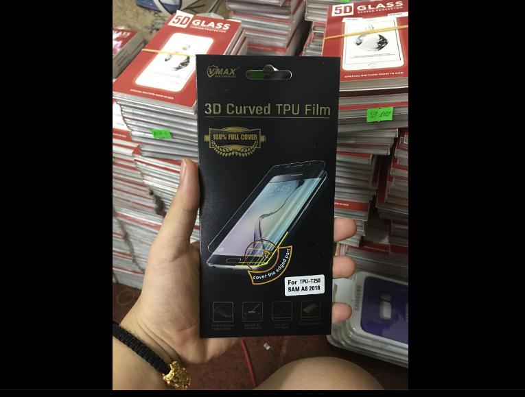 Miếng dán dẻo full màn Vmax cho Samsung A8 2018