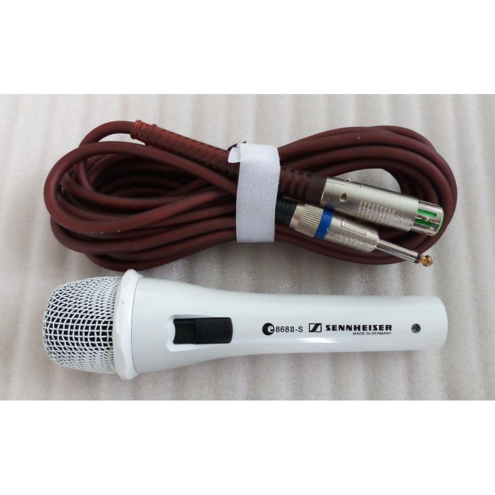 Micro Dây Hát Karaoke Cao Cấp Sennheiser 868II-S Hát Cực Hay Tặng Bảo Vệ Micro