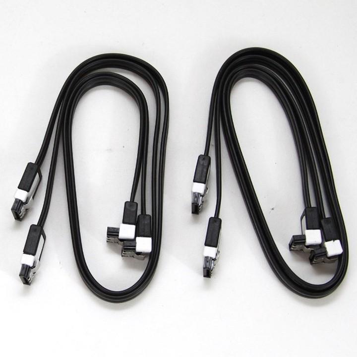 Cáp Cable SATA 3 (6Gb/s) - Hàng Zin theo Main Giga/Asus dùng cho Máy Bàn/Server