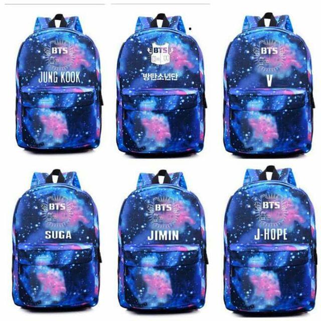 Balo đi học Galaxy nam nữ BTS