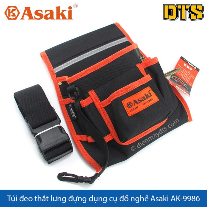 Túi đeo thắt lưng đựng dụng cụ đồ nghề Asaki AK-9986