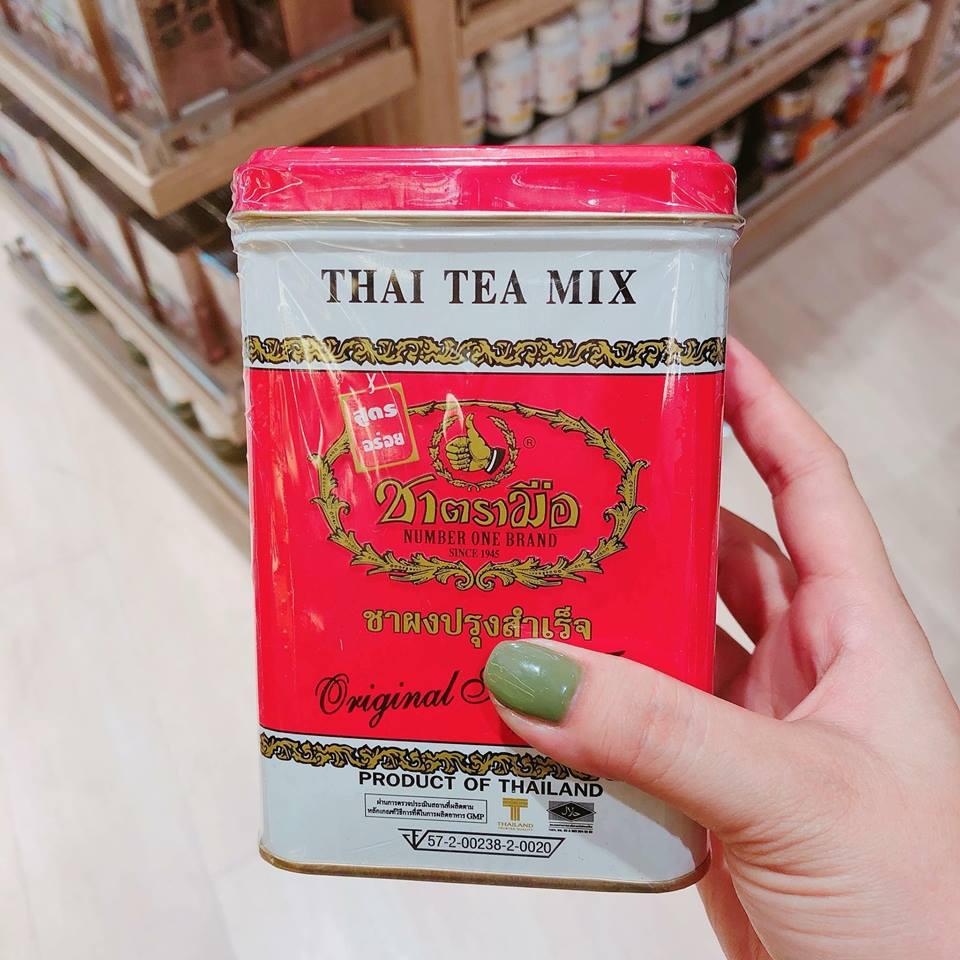 Trà thái đỏ chatramua thái lan - hộp thiếc túi lọc