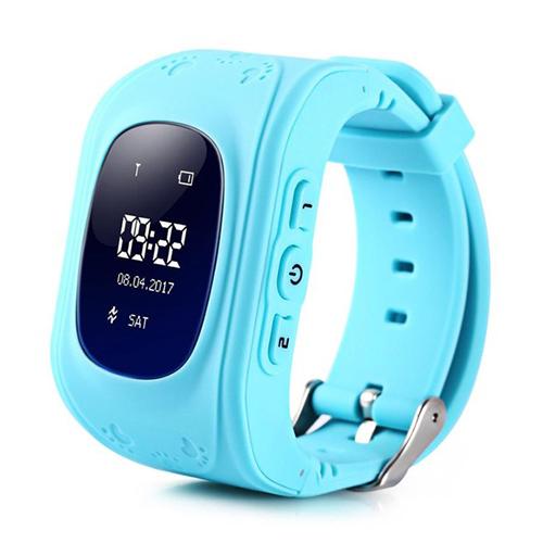 Đồng hồ định vị trẻ em q50 màu xanh