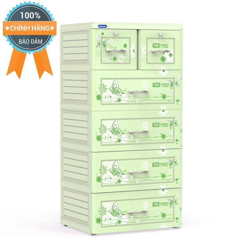 Tủ nhựa duy tân tabi 5 tầng xanh lá