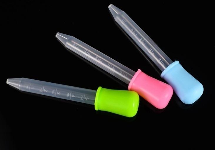 20 ống hút sữa 5ml cho bé núm silicon