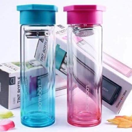 Bình nước thủy tinh chịu nhiệt lock&lock 350ml