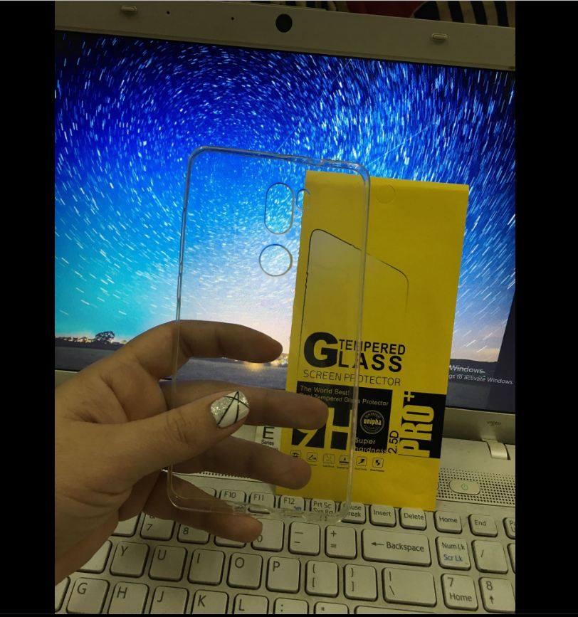 Ốp lưng dẻo silicon cao cấp cho Xiaomi Mi 5s Plus Tặng kính cường lực