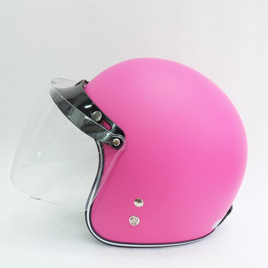 [HCM]MŨ BẢO HIỂM 3/4 MÀU HỒNG SEN KÈM KÍNH FULLFACE