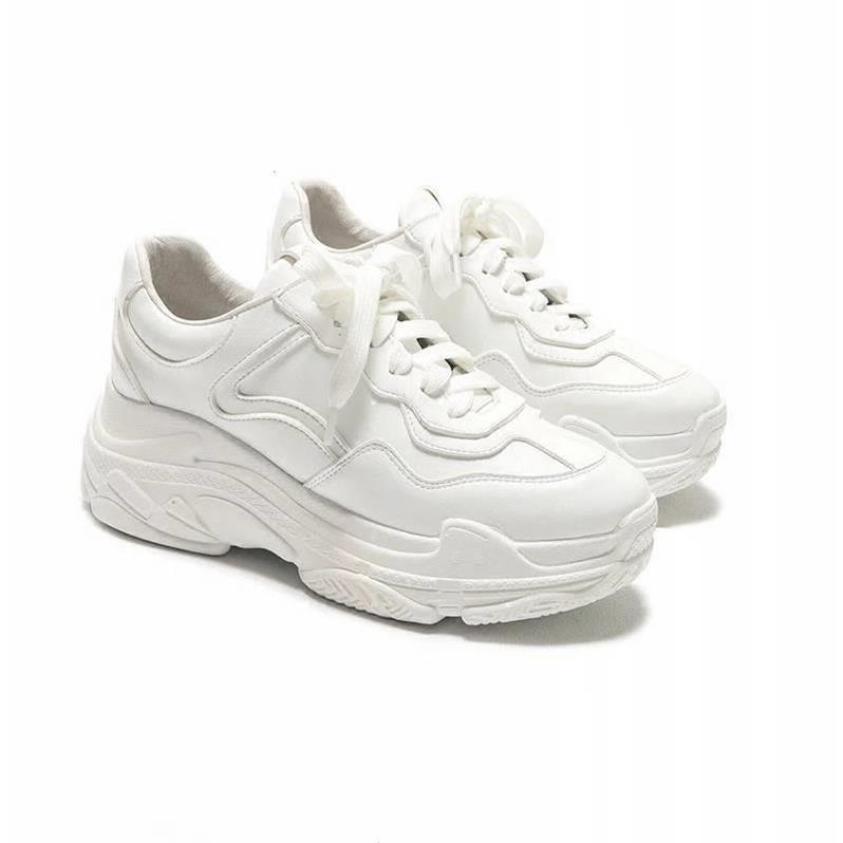 Giày thể thao nữ viền số 7 - giày nữ sneaker giầy bata trắng độn đế đi học thời trang ullzang hàn quốc đẹp giá rẻ hot 2020 giá rẻ