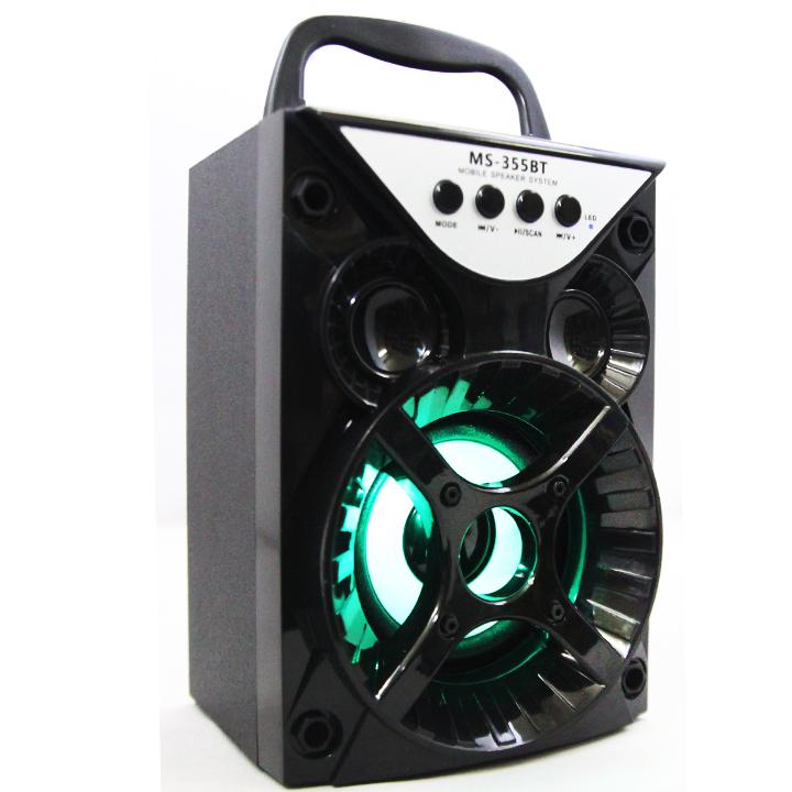 Loa gỗ bluetooth xách tay ms-355bt