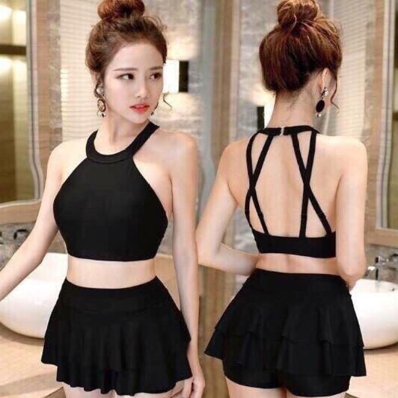 Nơi bán Bikini váy xinh yêu tôn dáng- màu đen