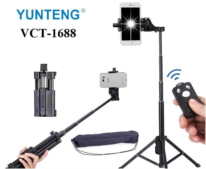 ⚡⚡ [HOT SALE] Chân đế Kiêm tay cầm chụp hình cho điện thoại Yunteng VCT-1688 [HÀNG NHẬP KHẨU] FUNO