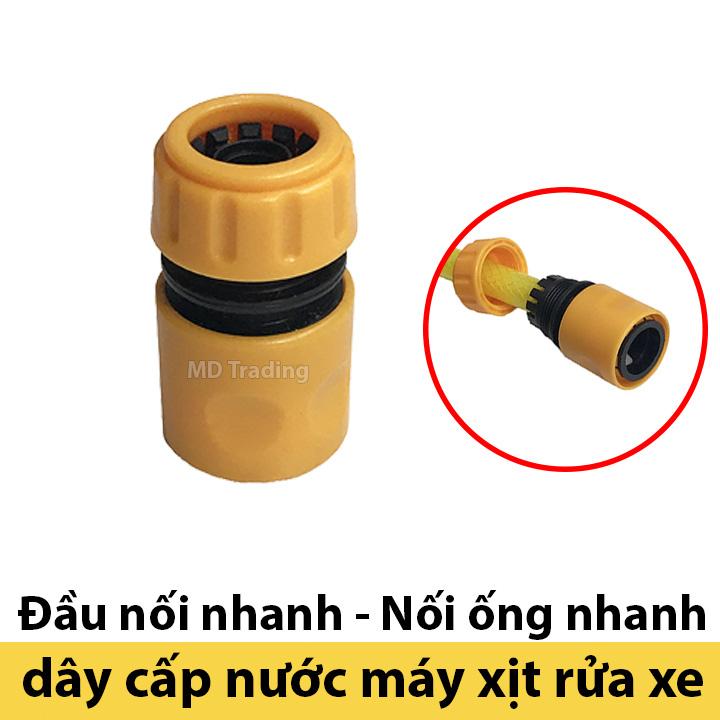Đầu nối nhanh - Nối ống nhanh dây cấp nước máy xịt rửa, máy rửa xe áp lực cao