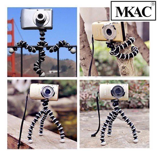 Chân máy ảnh bạch tuộc và đầu kẹp điện thoại