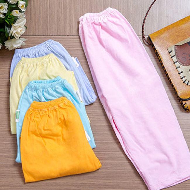 Combo 5 quần dài 5 màu cho bé - 100% cotton