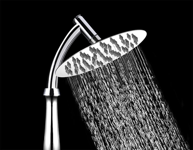 Bộ sen tắm đứng cài nghiêng bát sen inox SUS 304 đường kính 20 cm