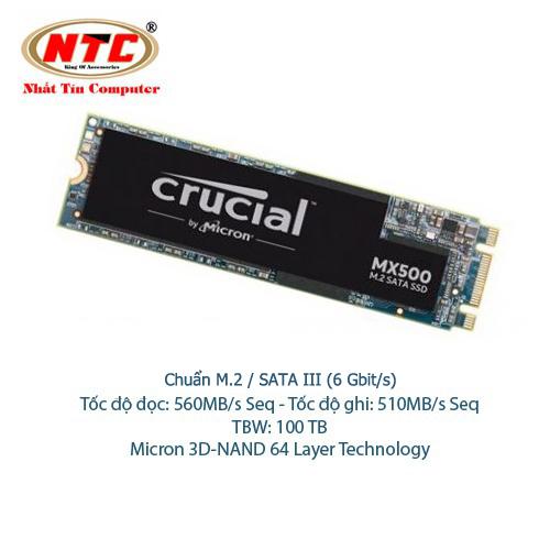 Ổ Cứng SSD M2 Crucial MX500 dung lượng 250GB