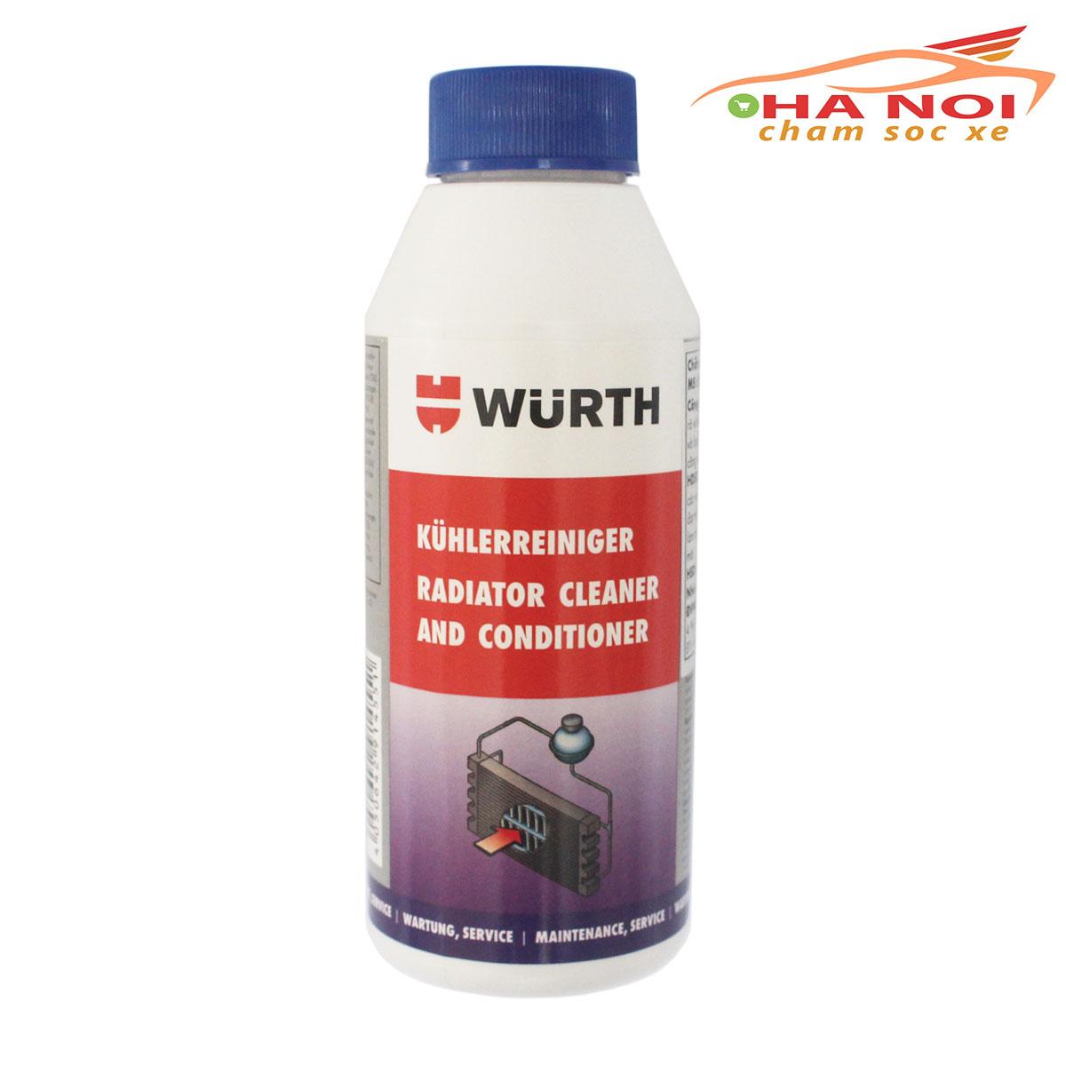 Vệ sinh két nước làm mát động cơ Wurth 250ml