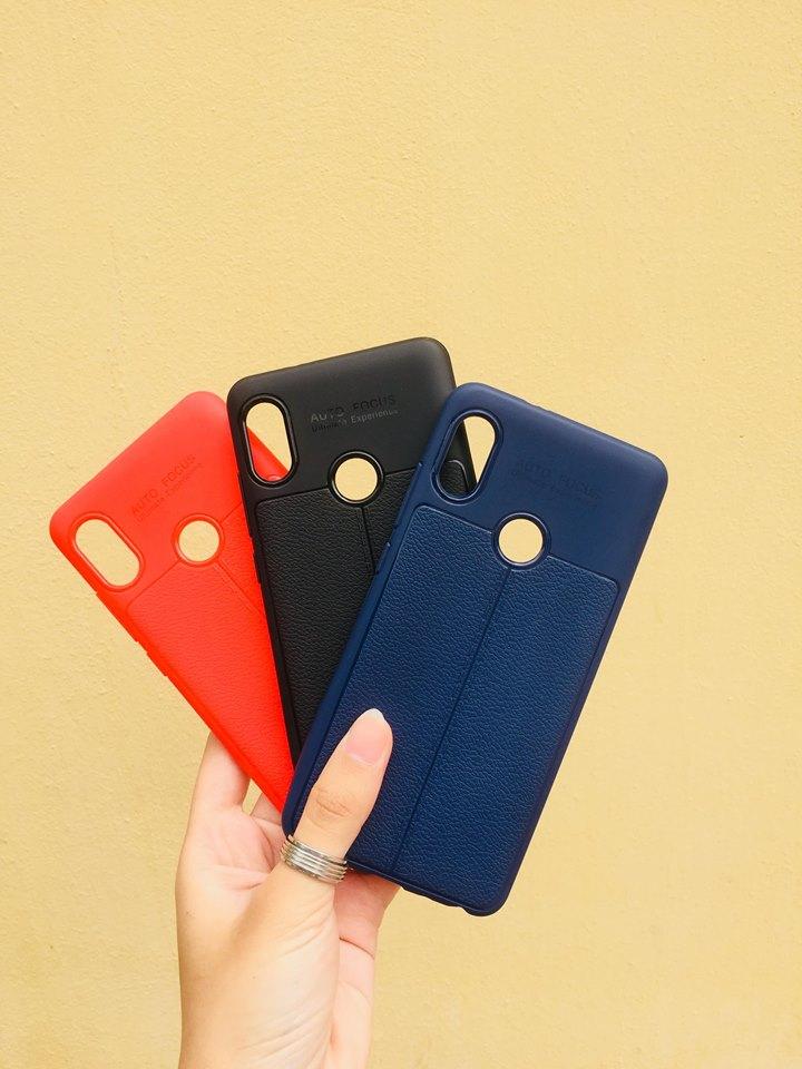 Ốp lưng dùng cho xiaomi note 5 pro / xiaomi redmi note 5 giả da dẻo ,chống sốc - Auto Focus